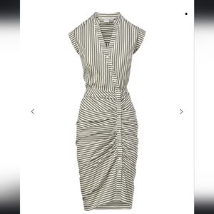 Veronica Beard Striped Shirtdress Size 2